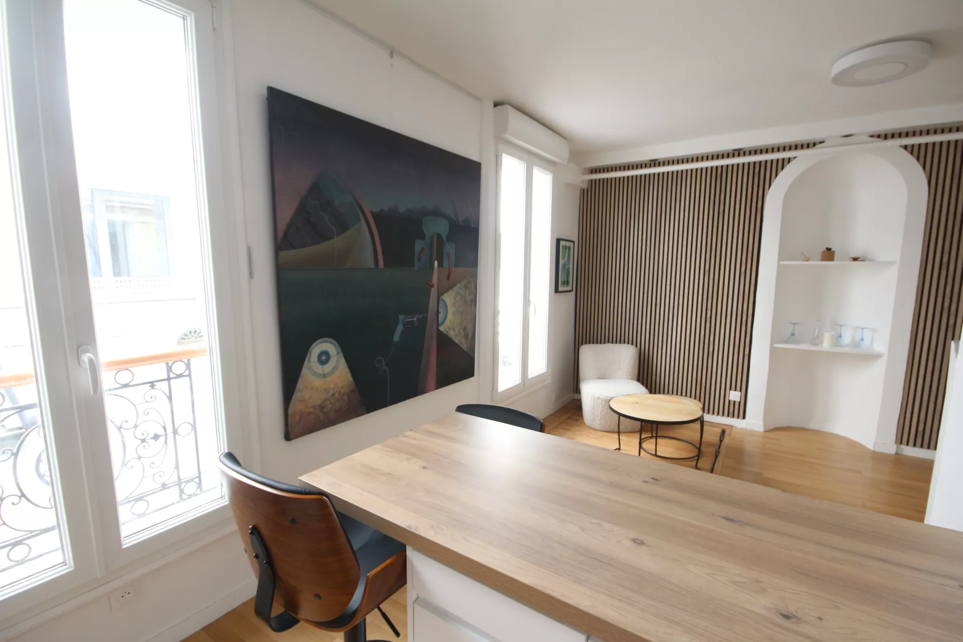 Studio à Paris avant rénovation pour location meublée